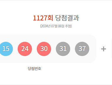 로또 1127회 당첨결과 및 1128회 분석