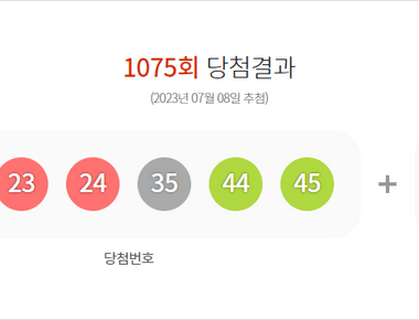 로또 1075회 당첨결과 및 1076회 분석