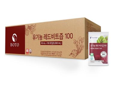 보뚜 유기농 레드비트즙 100, 90ml, 100개