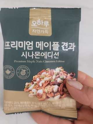 오하루 메이플견과 자연가득 프리미엄 견과 시나몬 에디션