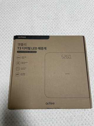 앳플리 디지털 LED 가정용 체중계 T3