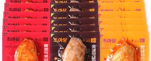 조아닭 THE 소스가 맛있는 닭가슴살 3종 혼합 100g (숫불양념갈비맛10팩+매콤떡볶이맛10팩+양념치킨맛10팩)