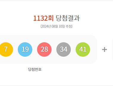 로또 1132회 당첨결과 및 1133회 분석