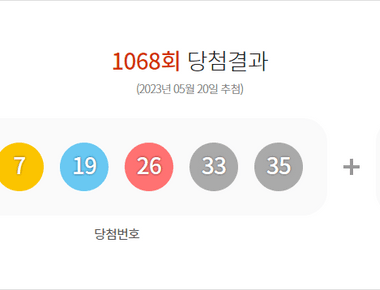 로또 1068회 당첨결과 및 1069회 분석