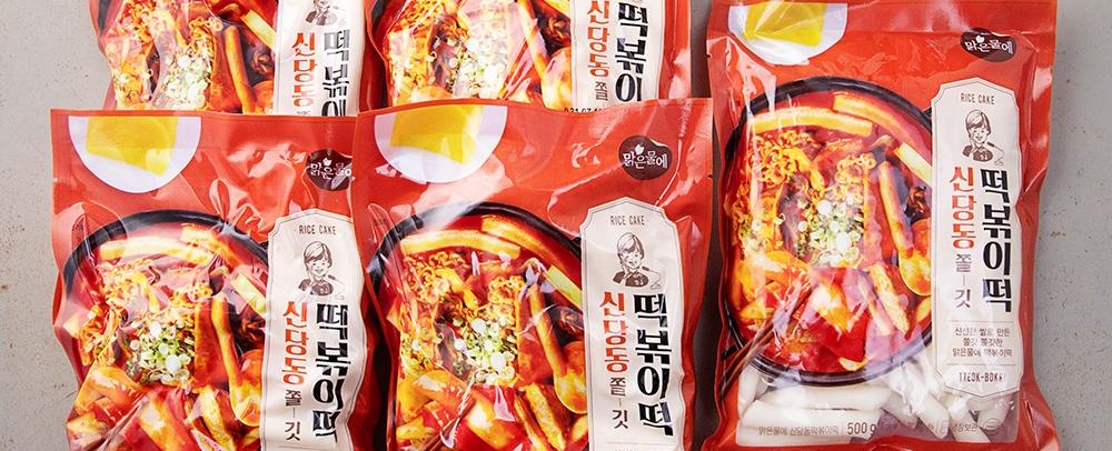 맑은물에 신당동 떡볶이떡, 500g, 5개