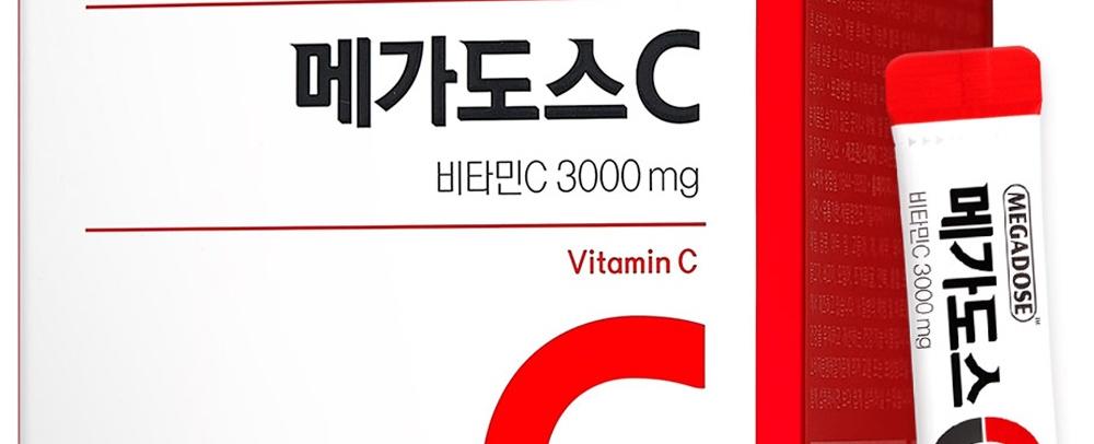 고려은단 메가도스C 비타민C 3000mg, 60포, 180g, 1개