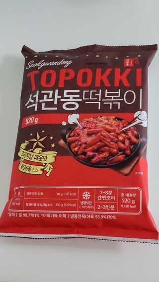 (로켓프레시) 석관동떡볶이 오리지날맛 (냉동), 520g, 1개