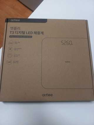 앳플리 디지털 LED 가정용 체중계 T3