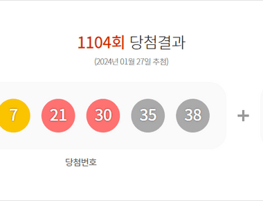 로또 1104회 당첨결과 및 1105회 분석