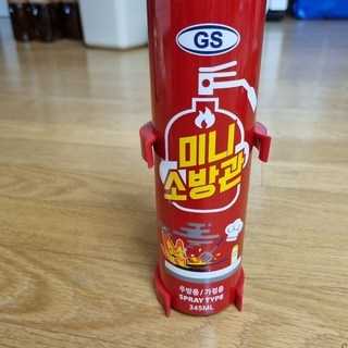 한국소방 미니소방관 차량용 소화기, 345ml, 3개