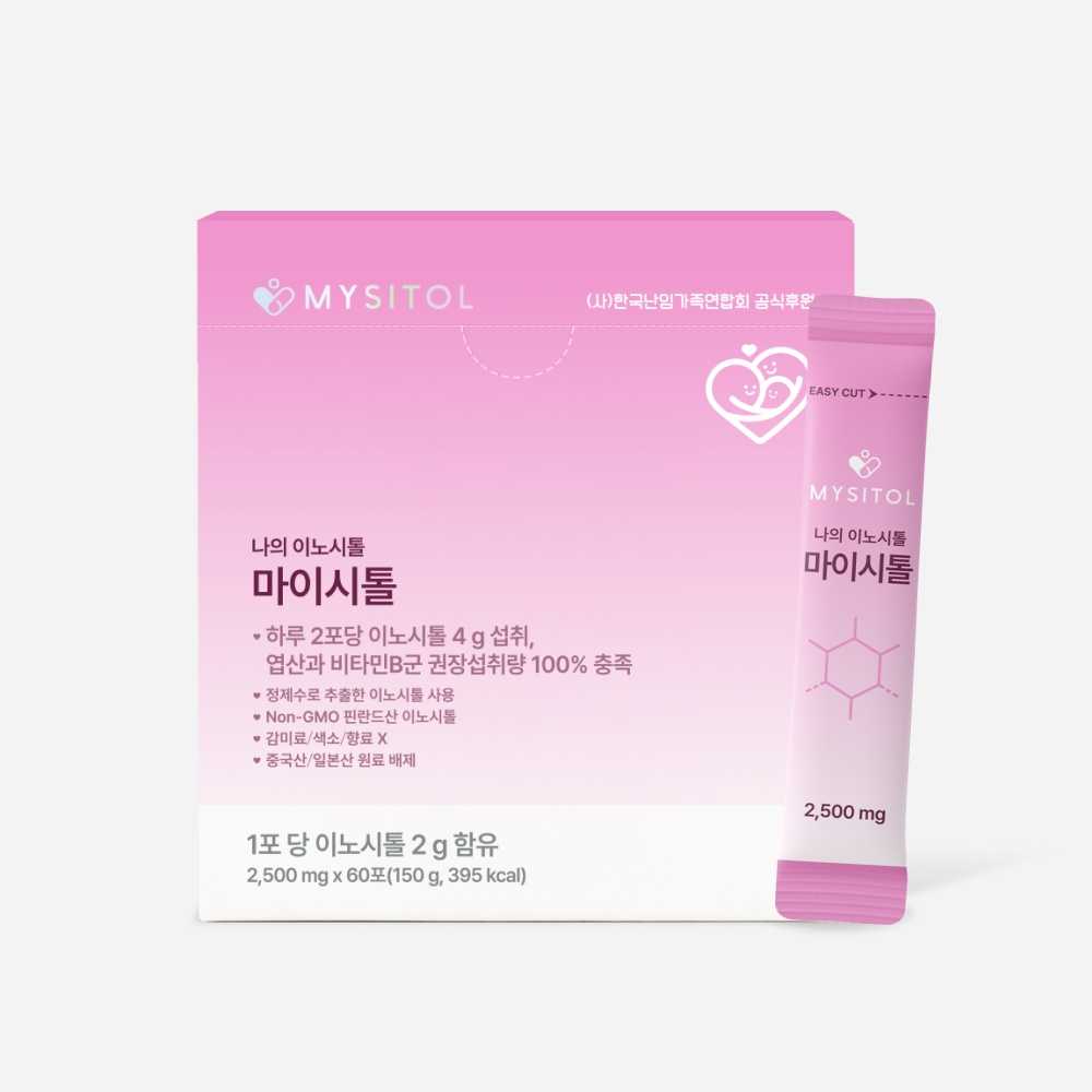 나의 이노시톨 마이시톨 2,500mg, 1개, 150g