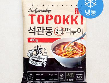 (로켓프레시) 석관동떡볶이 국물 떡볶이 (냉동), 1개, 490g